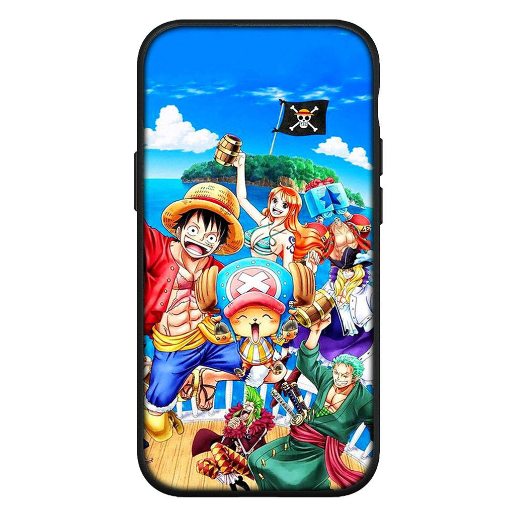 Cover for iPhone 16 15 Xiaomi Redmi Note 14 13 12 11 Pro Max X 16e Samsung Galaxy S25 S24 S23 Moto OPPO Huawei One Piece Luffy Roronoa Zoro Phone Case