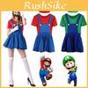 Elegant Luigi Workmen Skirt Version Costume For Women With Perfect Stitches