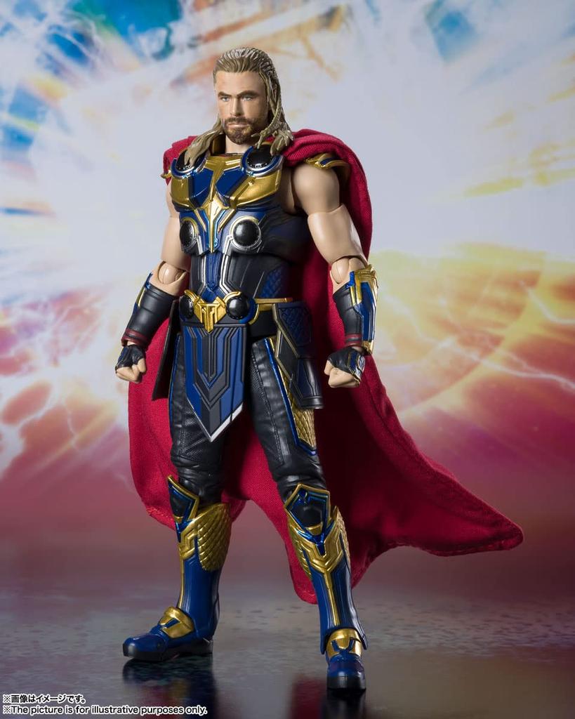 TAMASHII NATIONS MARVEL Могучий Тор 165 мм окрашенная подвижная фигурка SHFiguarts (Тор/Любовь и Гром) приблизительно. АБС&ПВХ&Ткань