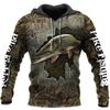 Men's Hoodie 3D Fishing Print Loose Designer Sweatshirt Spring Autumn Oversized Harajuku Y2k Clothes Long Sleeve Pullover Tops
