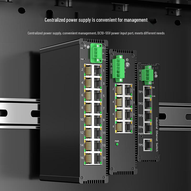 Guanghang Unmanaged Industrial DIN Rail Ethernet Switch