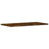 Wall Shelves 4 pcs Smoked Oak 60 x 20 x 1.5 cm Wood Based Material
