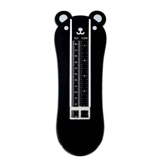 Измерительный прибор для ног с изображением медведя для младенцев, детей и взрослых, измеритель длины стопы, линейка для измерения обуви, домашний измеритель стопы, точная таблица измерений