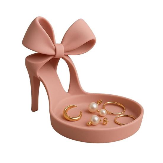 Yousheng High Heel Jewelry Stand Stiletto Design Jewelry Holder Desktop Decorative Jewelry Organizer for Rings Earrings Bracelets Dressing Table
