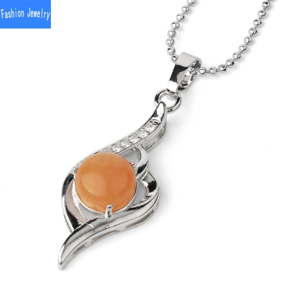 Ожерелье с подвеской в ​​виде ключицы из натурального хрусталя и циркона