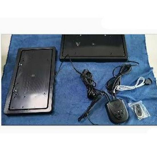 Электрическая переворачивающаяся двойная рамка для номерного знака для североамериканских автомобилей