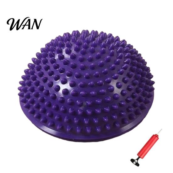 Family Exercise Balance Ball Anti-Slip Thickened Base Hemispheric Massage Design Sensory Kids Development Non-turning Trainer Preschool Activity