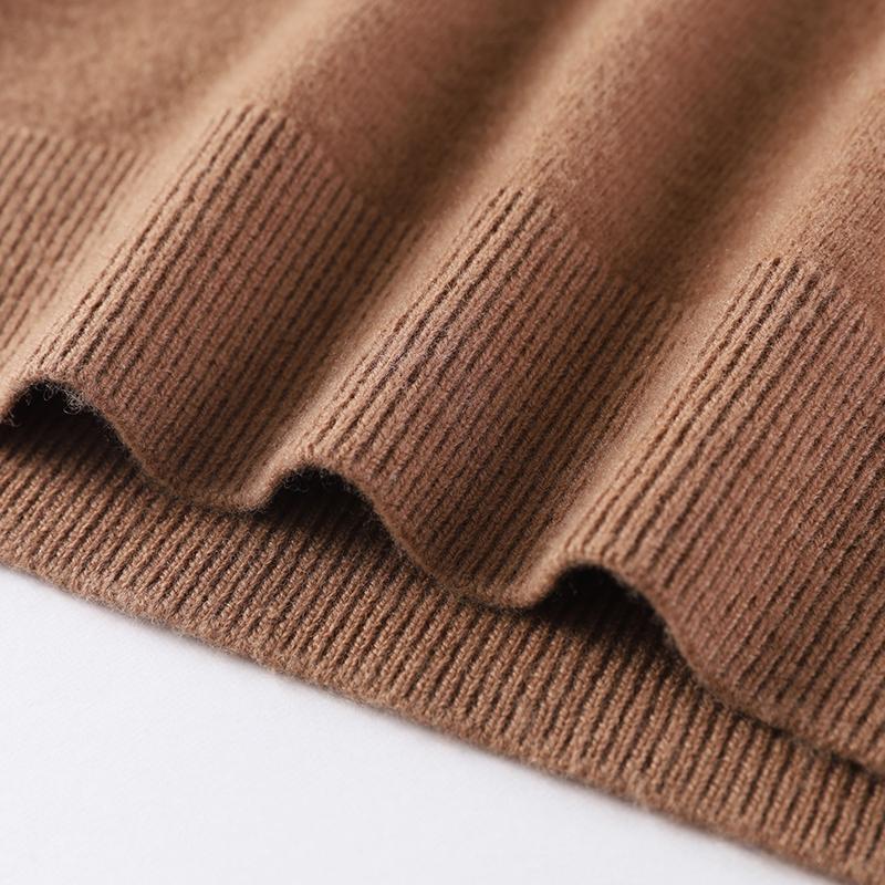 100% Sheep Wool Warm Sweater Men's Knitted Casual Comfortable Hooded Men's Wool Sweater