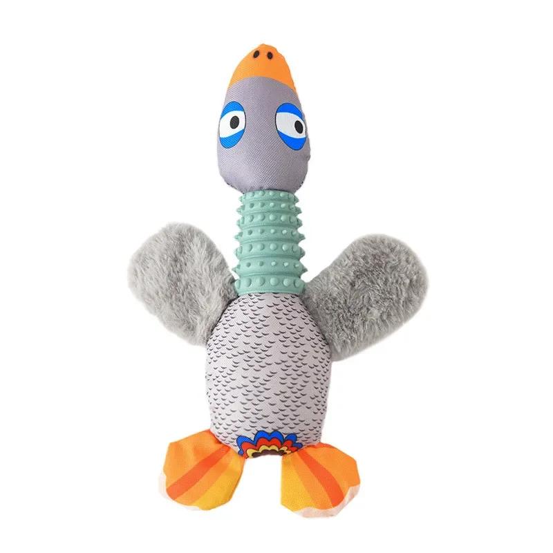 Pet Training Toy Gnawing Teeth Molar Dog Toy Goose Doll Pet Cat Supplies Toy Dog Accessories Plush