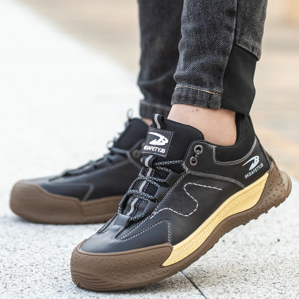 Мужская и женская защитная обувь. Рабочая обувь со стальным носком. Противопрокольные кроссовки. Мужская защитная обувь для промышленных работ. Дышащая защитная рабочая обувь с защитой от повреждений.