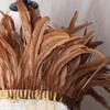 2m Rooster Tail Feather Trim: Costume & Accessory Decoration