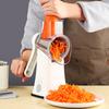 5-в-1 роторная терка для сыра и овощерезка с безопасным присоской Ручная роторная терка Универсальный кухонный гаджет для фруктов, овощей, орехов