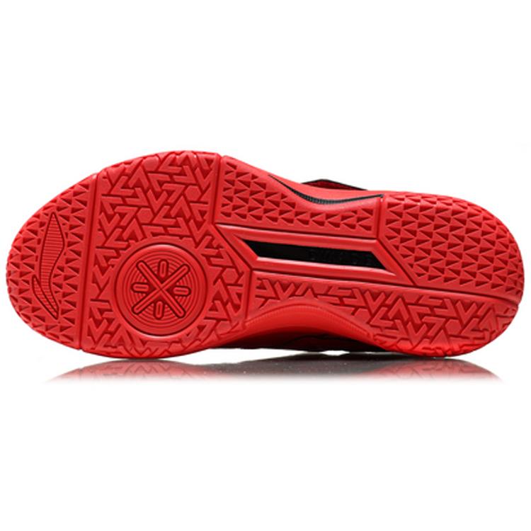Li Ning Battle Armor Нескользящие Легкие Низкие Баскетбольные Кроссовки Мужские Огненно-Красные ABAN059-3