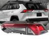Совместимая задняя половина фонаря в сборе для Toyota RAV4 2019-2021 гг. – Включает левую и правую крышки фонаря заднего хода и торможения