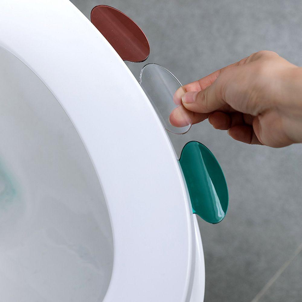 Plastic Transparent Self Adhesive Toilet Seat Lifter Handle Toilet Lid Raise Lifting Device