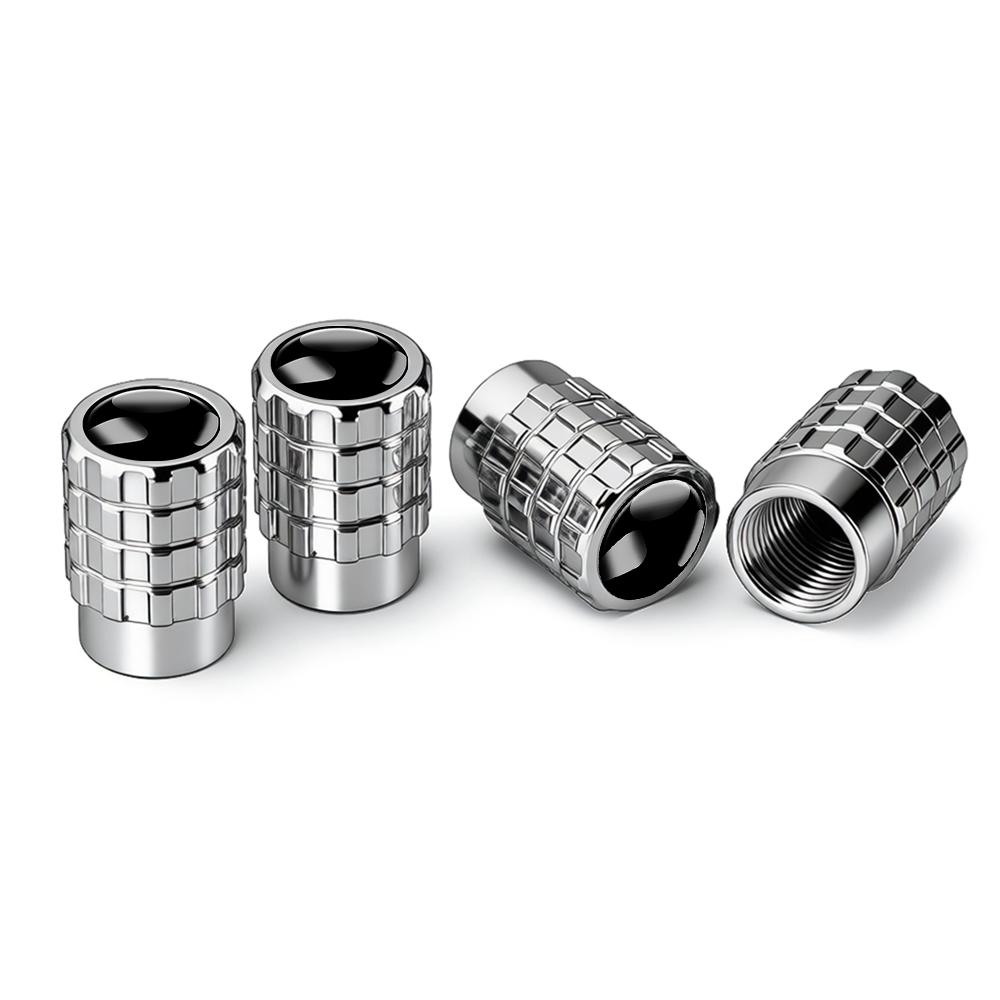 AABJB1 4PCS 3D Aluminum Car Wheel Tire Valve Caps Dust Stem Cover Badge for Kia Sportage Rio Xceed Picanto Sonet Cerato Optima Soul EV6