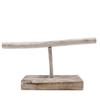 Jewellery Display Stand Whitewashed Wooden Single Branch