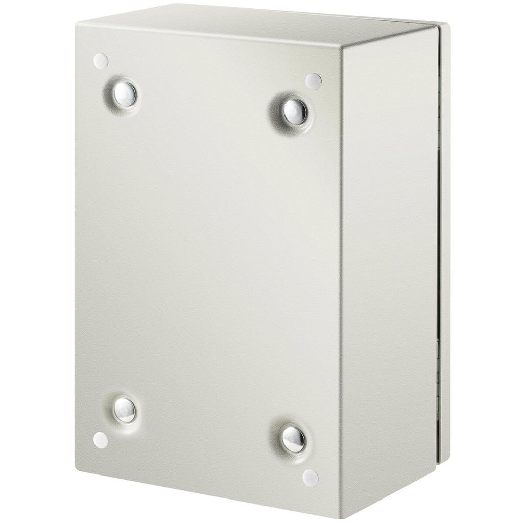 NEMA Steel Enclosure ,12 x 8 x 6\'\' NEMA 4X Steel Electrical Box, IP66 Waterproof & Dustproof, Outdoor/Indoor Electrical Junction Box, with Mounting