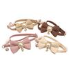 2026 Waffle Cat Collar Vintage Pearl Pendant Cute Bow Bell Dog Small Medium Pets