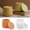 2 шт. DIY Ручная работа Гипсоцементный Цветочный Ароматерапевтический Подсвечник Гипсовая Банка для Хранения Зеркальная Силиконовая Форма