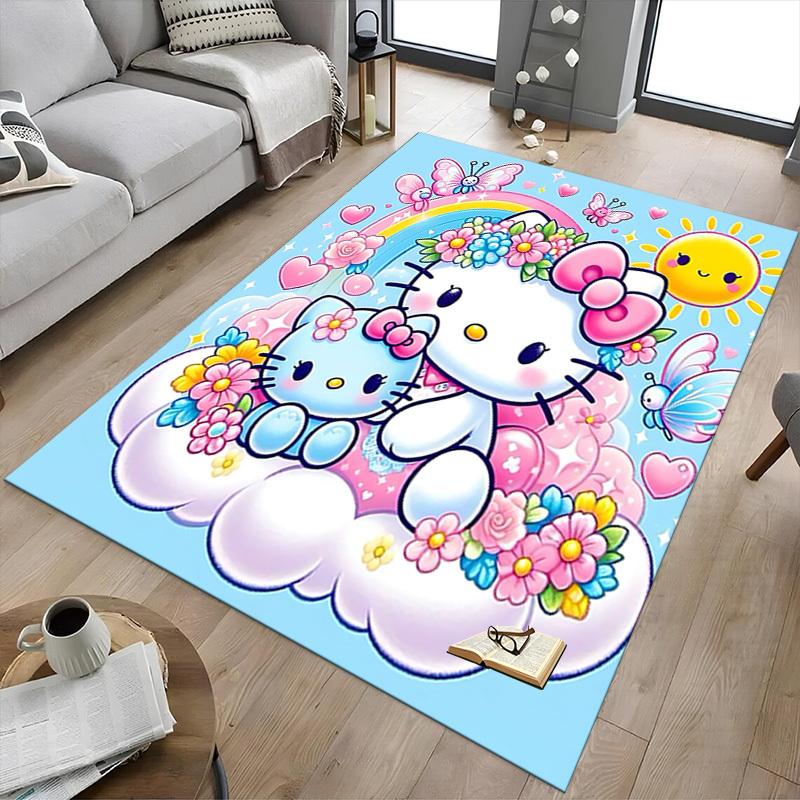 1 шт. Ковер Hello Kitty Коврик для офиса Наружный коврик Декор для дома Ковер для зоны Фестивальный подарок