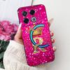 Для Infinix GT 20 Pro 2024 Новый модный чехол для телефона с короной и первой буквой Для Infinix GT20 Pro 5G X6871 Черный силиконовый мягкий чехол