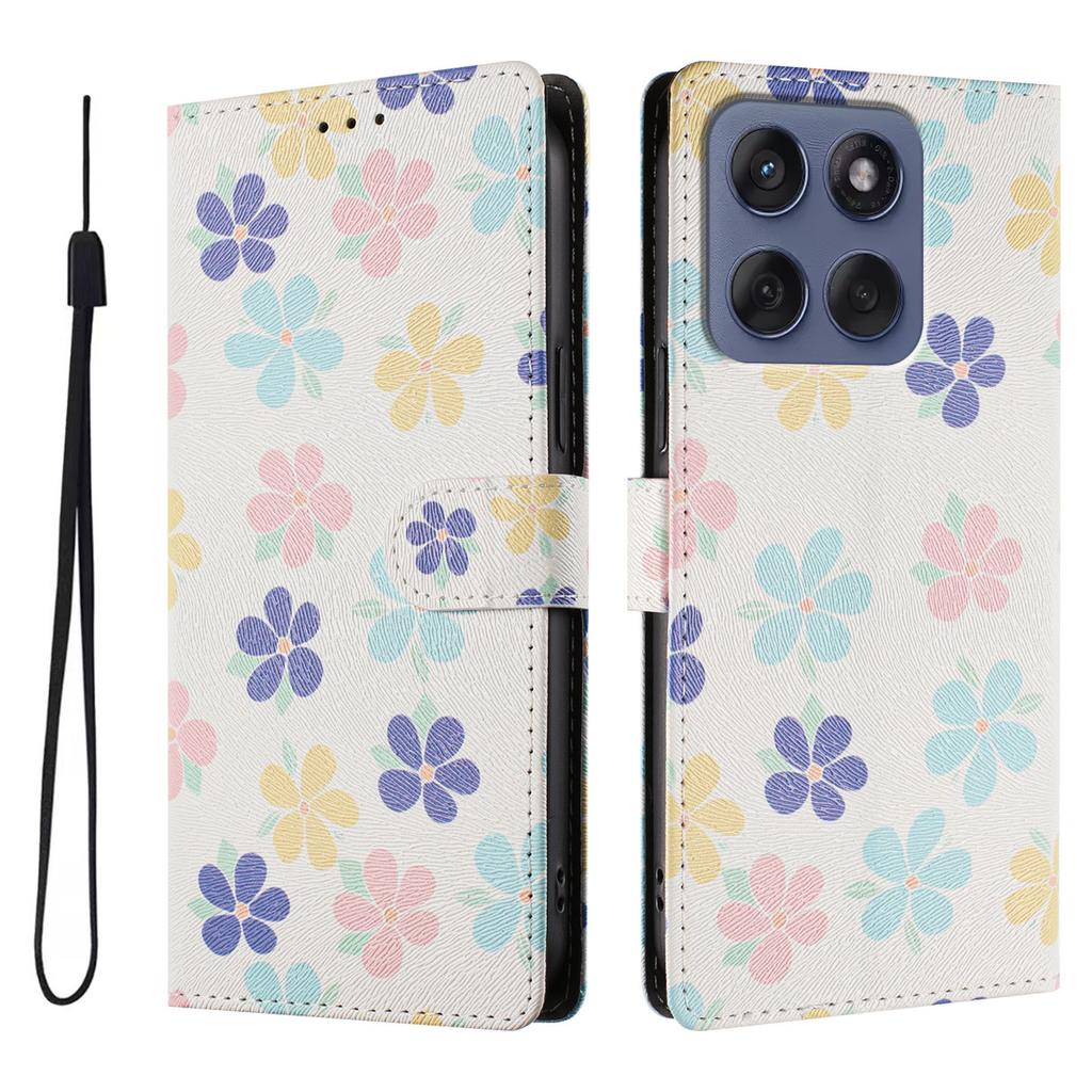 Cartoon Magnetic Leather Wallet Case for Moto Edge 5G UW 2026 30 40 50 60 70 Neo X30 Pro 2026 G Play 2026 Ultra Fusion Cover