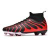 HOHO FAIR Soccer Shoes Large Size 35-45 Men's/Children's High-top Long-nailed Outdoor Anti-slip Football Boots