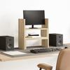 VidaXL Adjustable Desk Organizer Sonoma Oak Engineered Wood, Desk Shelf, Desk Shelf Organizer, 854762