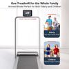 Foldable Electric Treadmill Household Gym Mini Running Walking Pad Indoor Simple Fitness Equipment 121*53*95CM