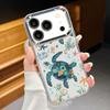Чехол для телефона из ТПУ с принтом кита и дельфина для iPhone 17 16 Pro Max 15 14 13 Pro Max 17e 16e Ударопрочный Мягкий Прозрачный Силиконовый Задний Чехол