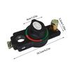 Quick Disconnect Car Battery Button Heavy Duty Cut Off Switches, Anti-Leakage 12V/24V System Truck RV Power Control