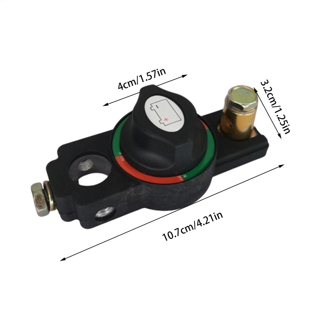 Quick Disconnect Car Battery Button Heavy Duty Cut Off Switches, Anti-Leakage 12V/24V System Truck RV Power Control