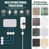 1/3/6PCS Magnetic Cable Clips Cable Smooth Adjustable Cord Holder Under Desk Cable Management Wire Keeper Cable Organizer