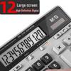 Morning Light Solar-Powered Calculator for Office & Student Use with Voice Feature for Accounting & Finance
