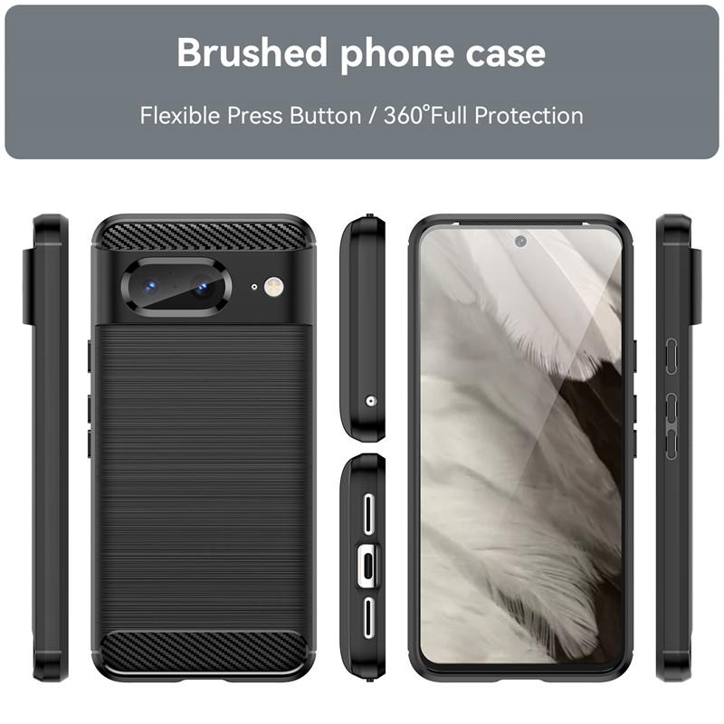 For Google Pixel 8 Case Google Pixel 6A 7A 8A 6 7 8 Pro Cover Luxury Shockproof Silicone TPU Protective Phone Back Cover Pixel 8