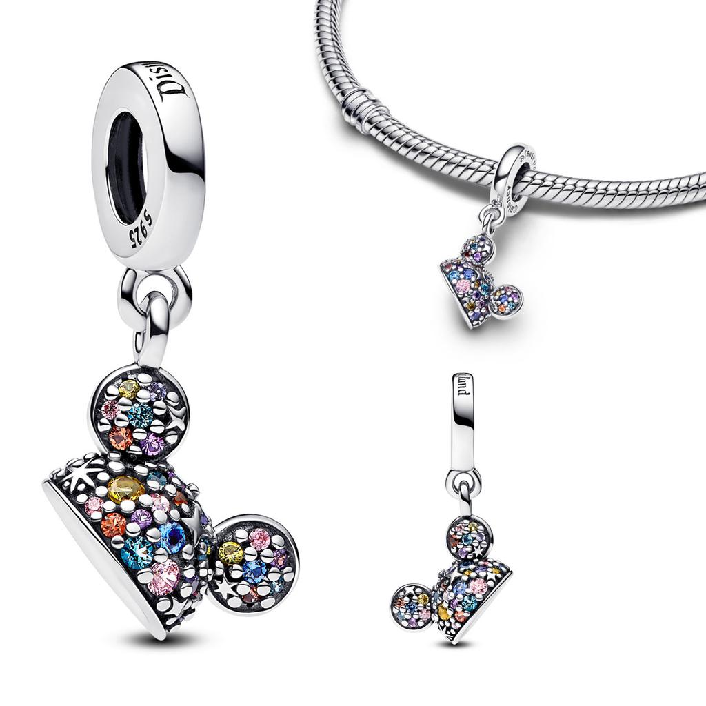 Stitch Angel Charms Silver 925 Bracelet Jewelry Dangle Fit for Women Girls