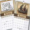 Календарь Medieval Dick Pics 2025 Prank Medieval Dick Wall Calendar Funny Penis Rude Calendar с иллюстрациями для друзей-энтузиастов истории
