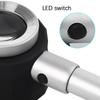 with 3 LED Lights Optical Glass Magnifying 45X Jewelry Loupe Magnifier  Microscope