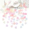 55/70Pcs Plastic Acrylic Heart Beads Fashion Loose Spacer Beads for Jewelry Making DIY Hairpin Earring Necklace Handmade