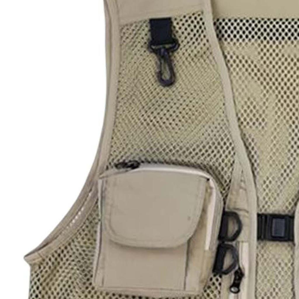 Fishing Vest Waistcoat with Multi Pockets Breathable Photography Removable Coat