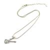 [N8158] - Silver-white 'Guitar' Designer Necklace