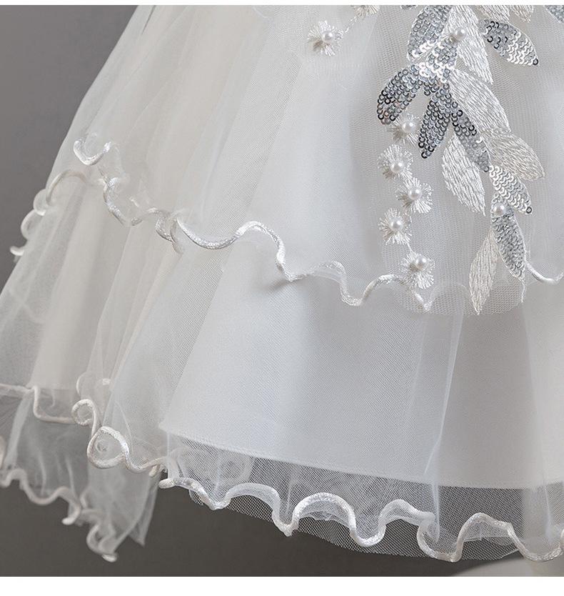 Роскошное формальное платье принцессы из тюля на одно плечо со шлейфом для девочек