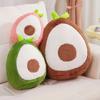 Cartoon Avocado Stuffed Plush Toy Soft Filled Fruit Doll Fluffy Cute Sleep Plush Pillow Sofa Decoration Cushion Birthday Gift