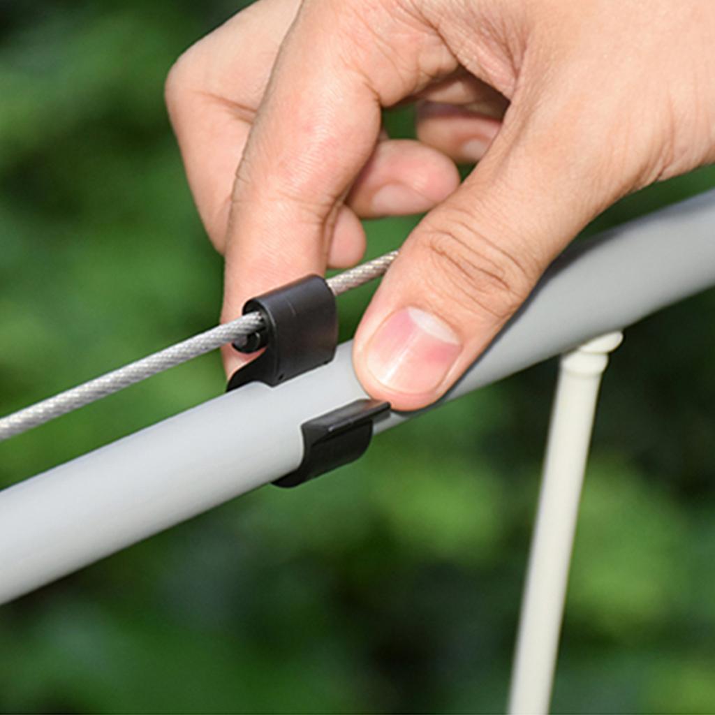 Набор из 5 подвесных крючков для фиксации трубок капельного полива, клипсы, системы полива для садоводства на открытом воздухе, хомуты для шлангов, крепежные элементы