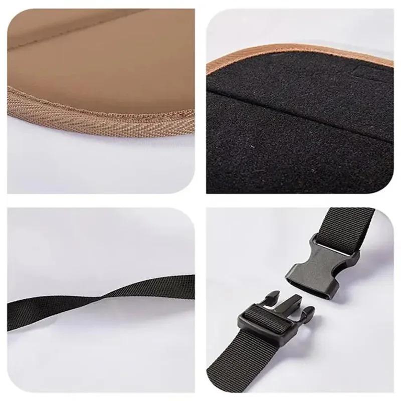 Portable Car Rear Seat Foot Hammock Adjustable Hanging Footrest For Travel Office And Car Interior Comfort Relax Accessory