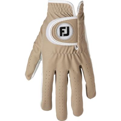 Двойные гольф-перчатки FootJoy Nanolock Lady, посадка, женские, 19 см, бежевые, FGNL4PRBG-19
