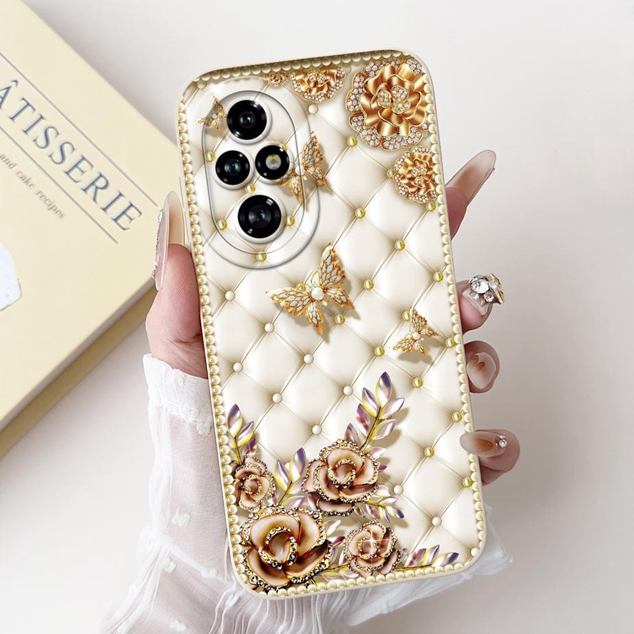 For Honor 200 Pro Case ELP-AN00 Cute Panda Cartoon Cover Shockproof Soft TPU Phone Case For Honor 200 Pro Honor200 Fundas Bumper