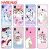Silicon Phone Cover Case for Xiaomi Mi 9 SE 9t PRO CC9 SE A3 Lite Redmi NOET 7 7S PRO 7A Go K20 Pro Y3 Rainbow Lovely Unicorn