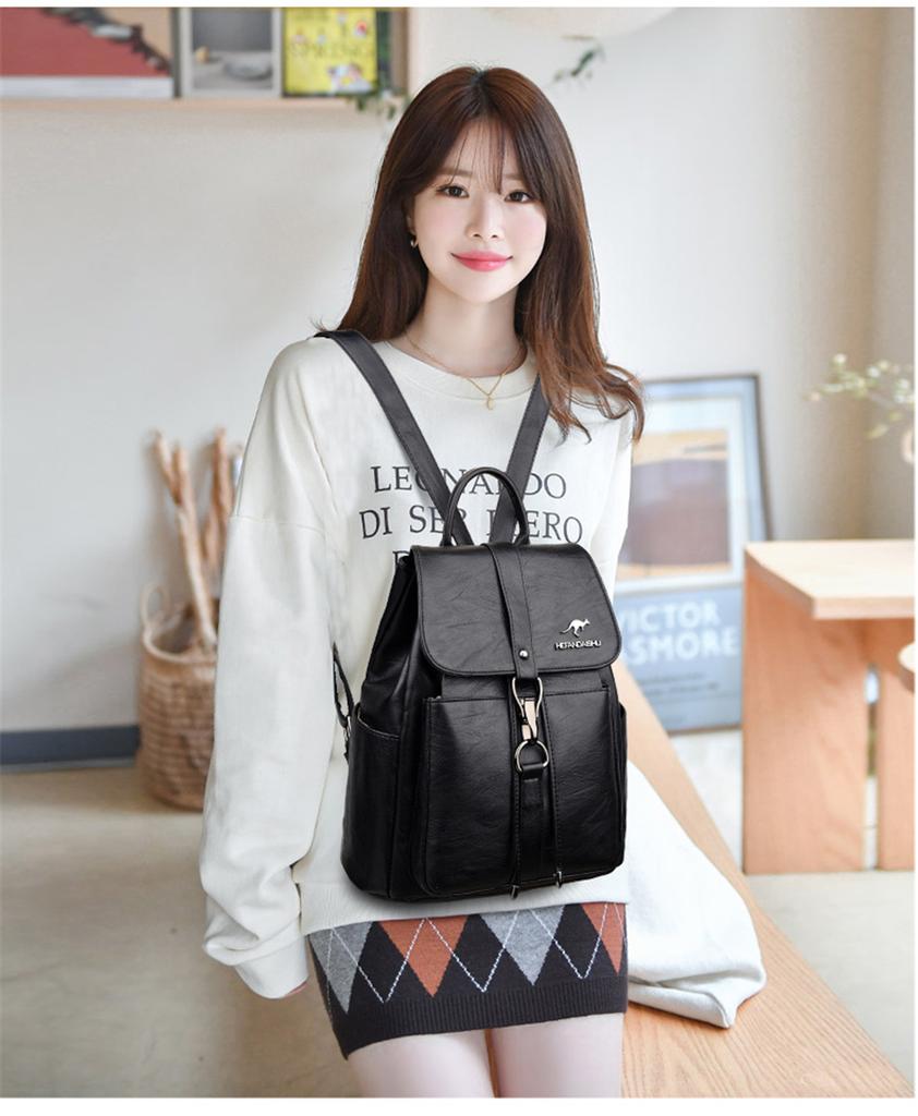 Рюкзак роскошный женский рюкзак мягкие кожаные рюкзаки для девочек-подростков женские школьные сумки через плечо для женщин 2025